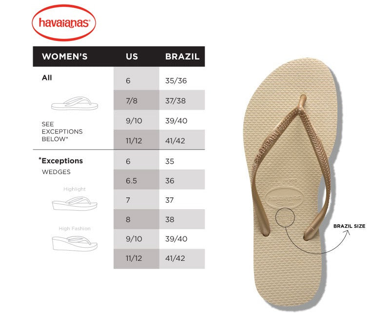 Havaianas Kids' Slim Flip Flop - Saint Bernard