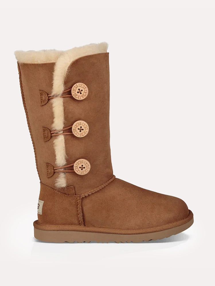 ugg bailey button triplet chestnut