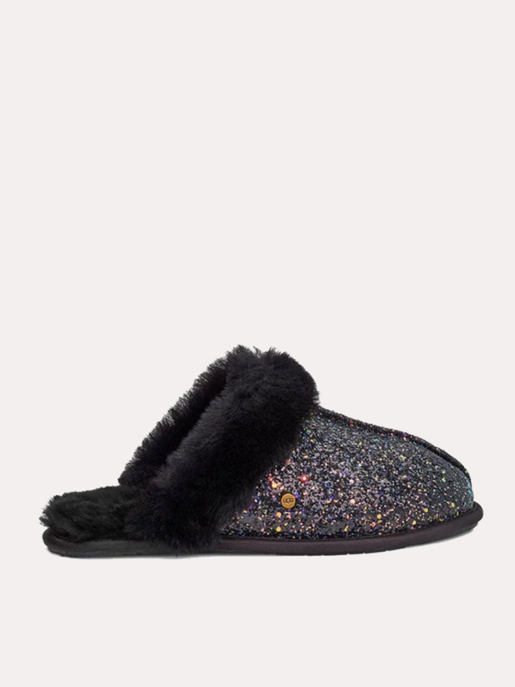 scuffette ii cosmos chunky glitter slippers