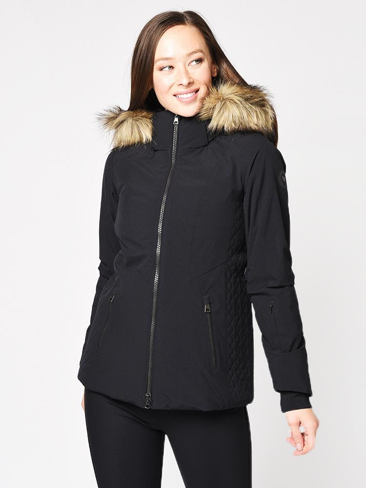 Obermeyer Women's Siren Jacket With Faux Fur - Saint Bernard