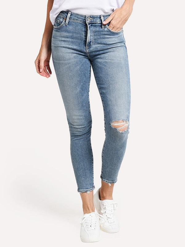 Citizens Of Humanity Women's Rocket Crop Mid-Rise Skinny Jean - Saint  Bernard