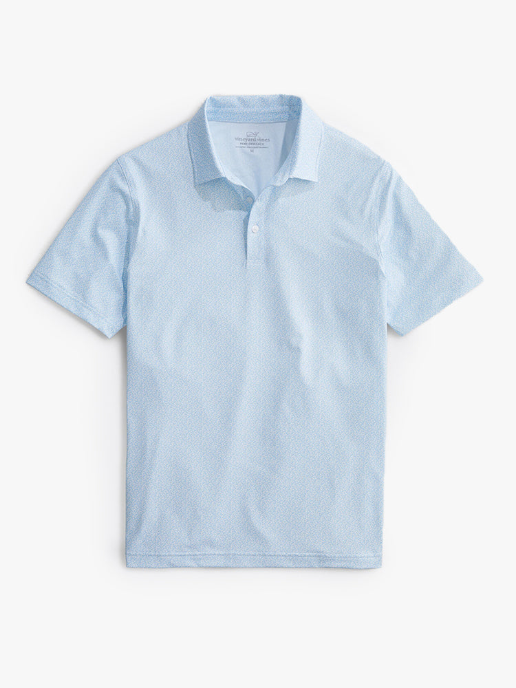 Lids Texas Rangers Vineyard Vines Heathered Winstead Sankaty Polo - Light  Blue