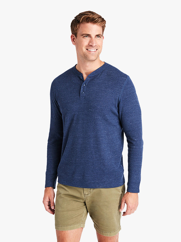 Vineyard Vines Men’s Timber Waffle Henley - Saint Bernard