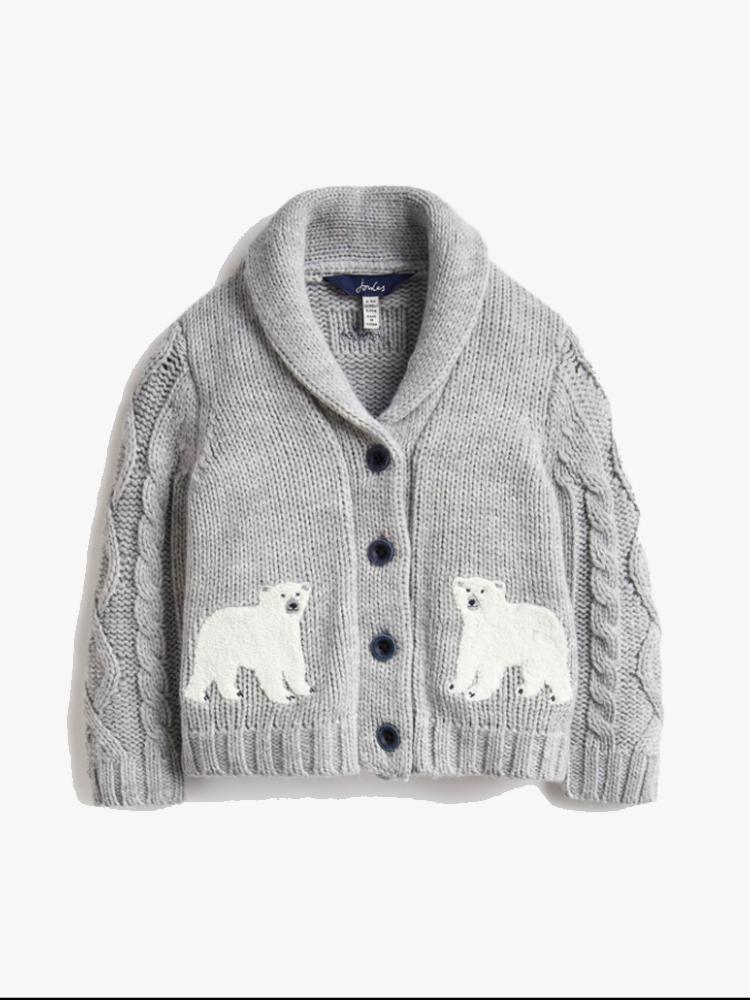 baby boy shawl collar sweater