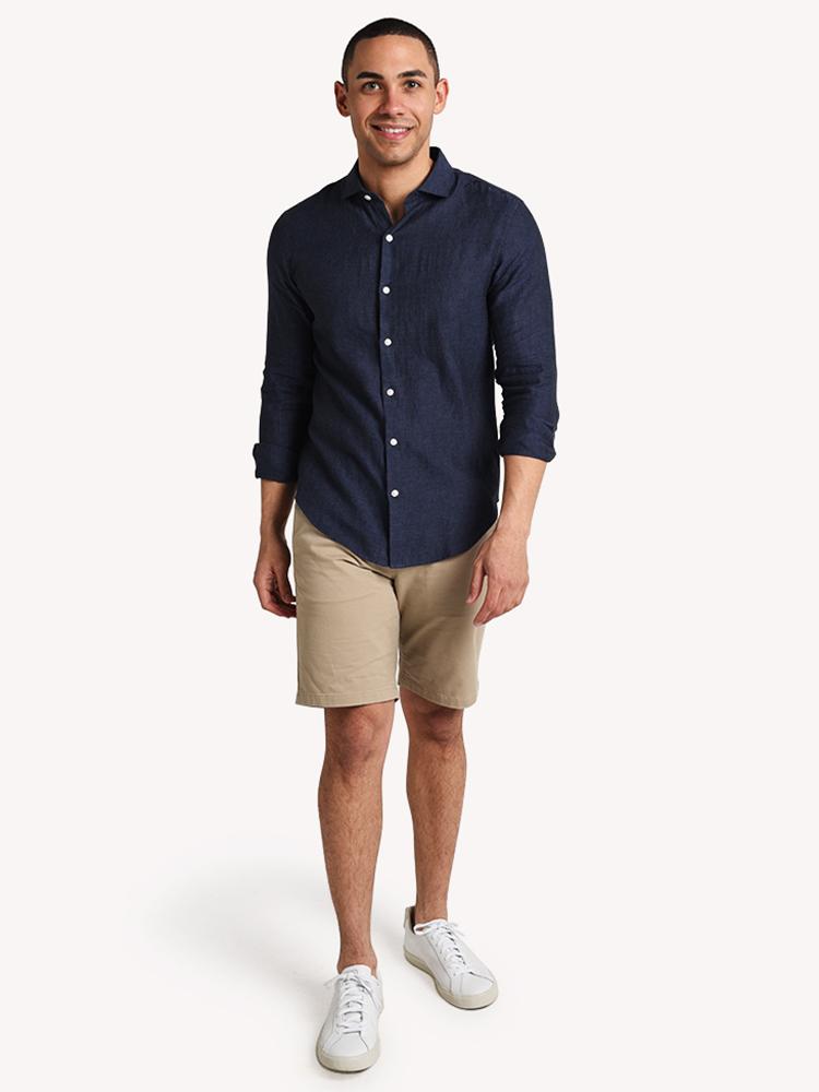 Bonobos Unbuttoned Down Slim Shirt - Saint Bernard