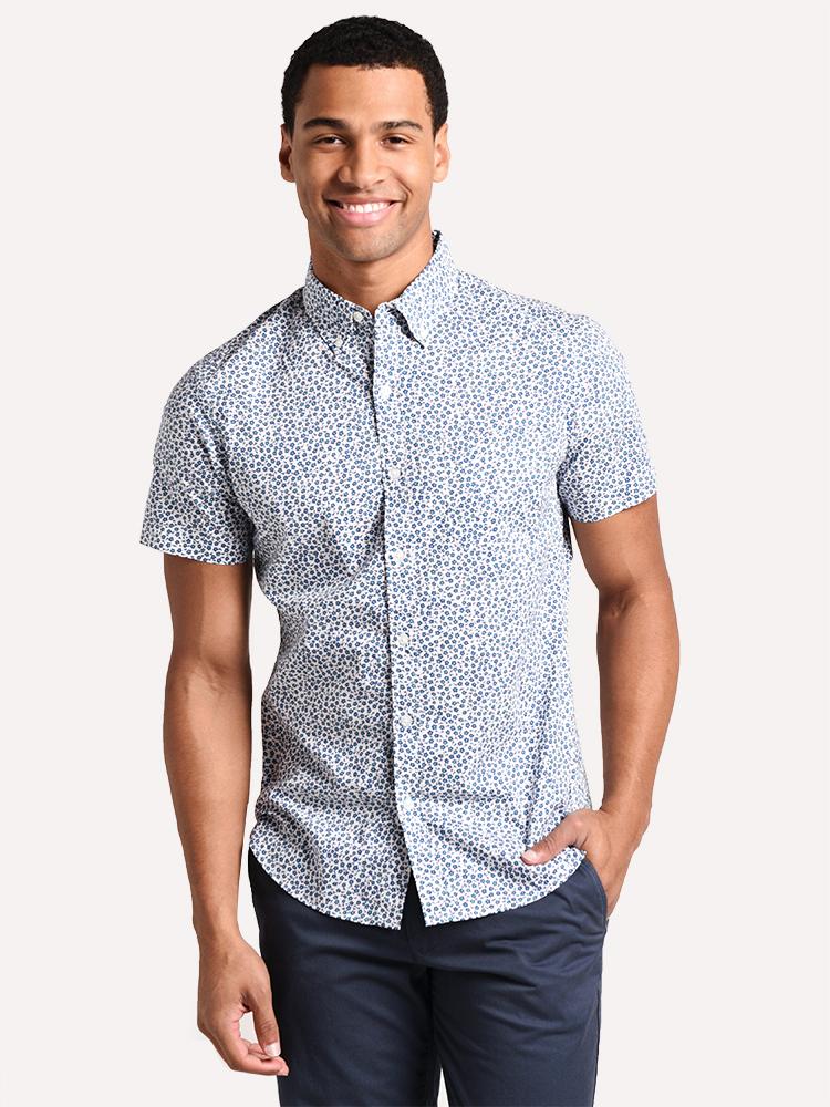 Bonobos Riviera Short Sleeve Shirt - Saint Bernard