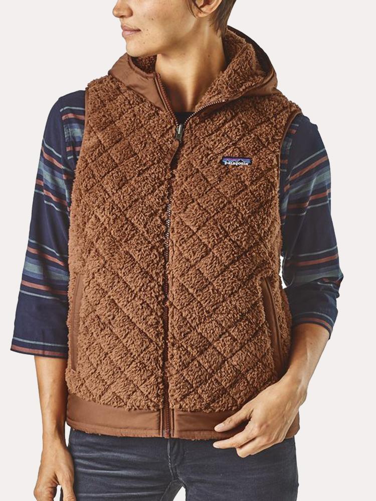 Patagonia Women's Reversible Los Gatos Hooded Fleece Vest - Saint Bernard