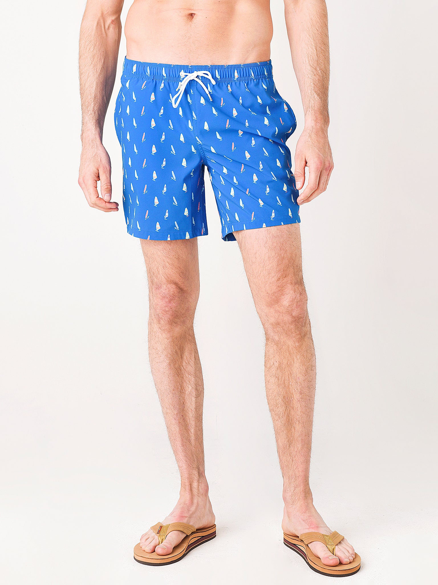 Bonobos Men's Riviera Recycled E-Waist 7" Swim Trunk - Saint Bernard