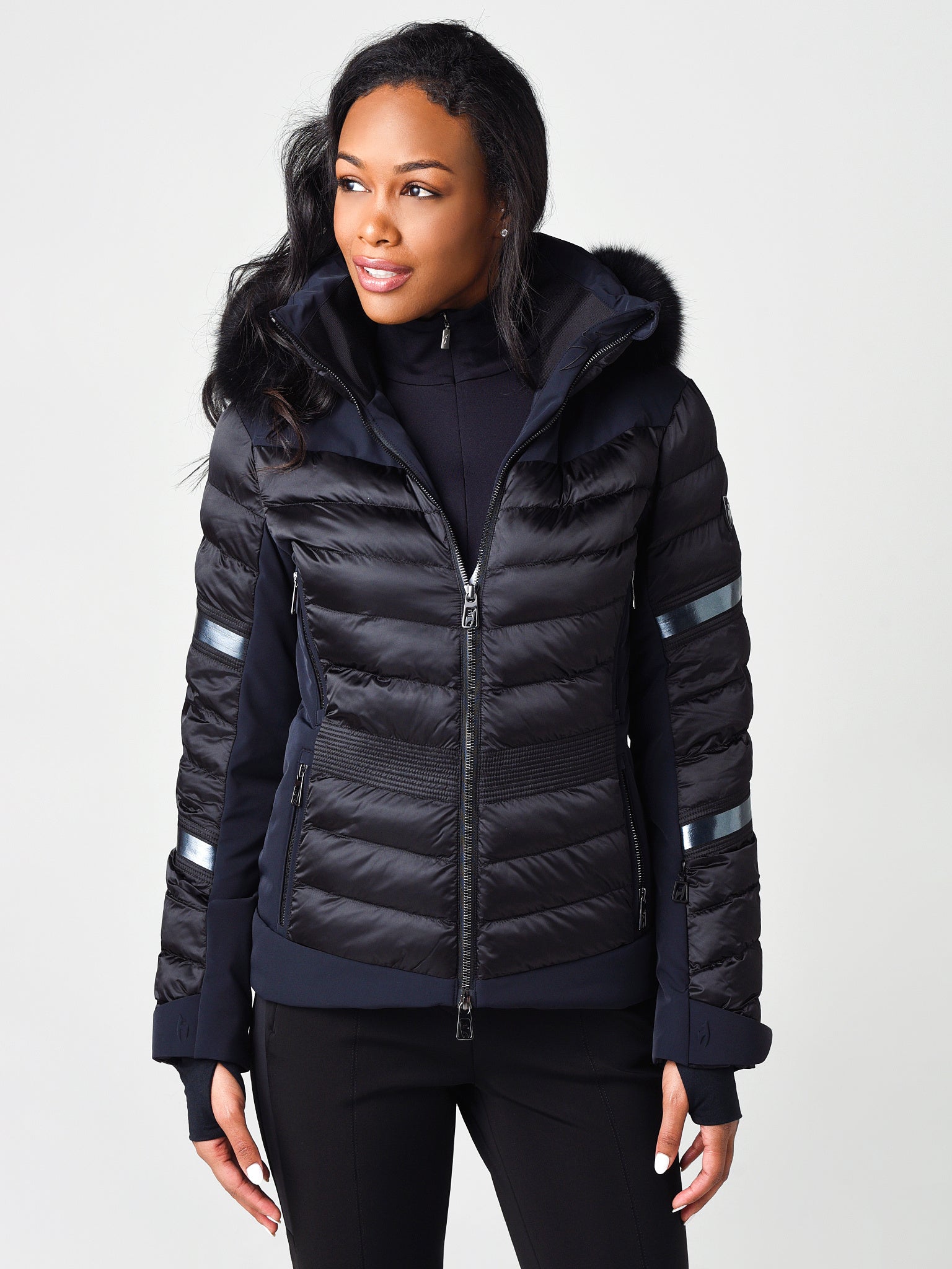 Toni Sailer Women's Madita Splendid Fur Ski Jacket - Saint Bernard