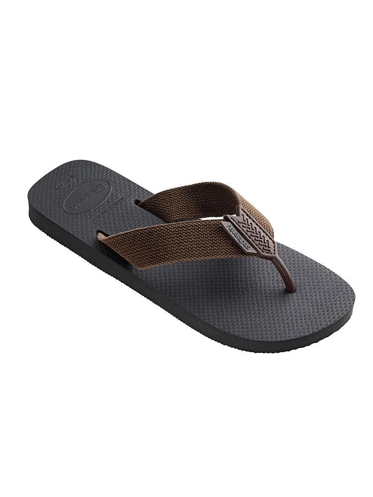 mens grey havaianas flip flops