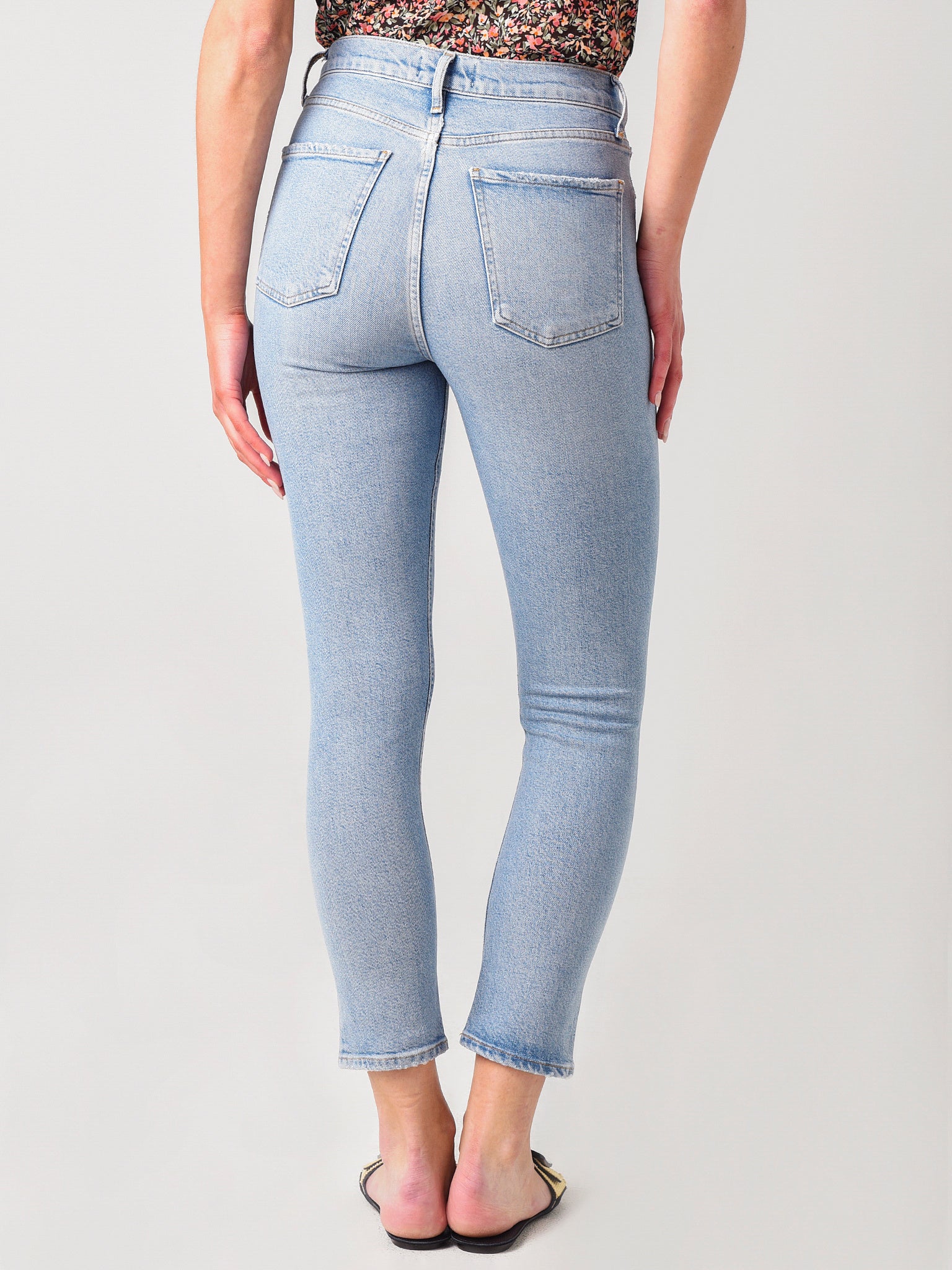 Agolde Women's Nico High-Rise Slim Fit Jean - Saint Bernard