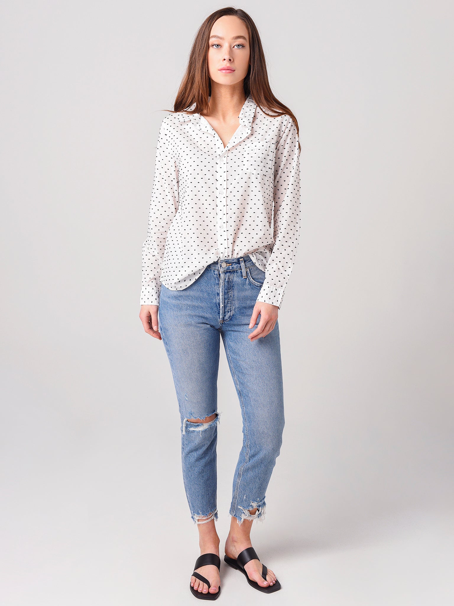 Dylan Women's Classic-Chic Dot Blouse - Saint Bernard