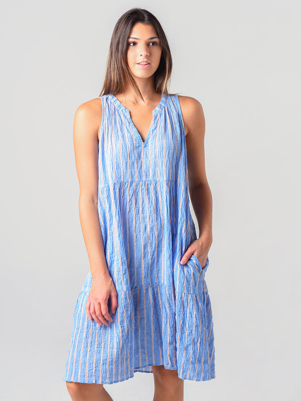 Dylan Women's Classic Stripe Dress - Saint Bernard