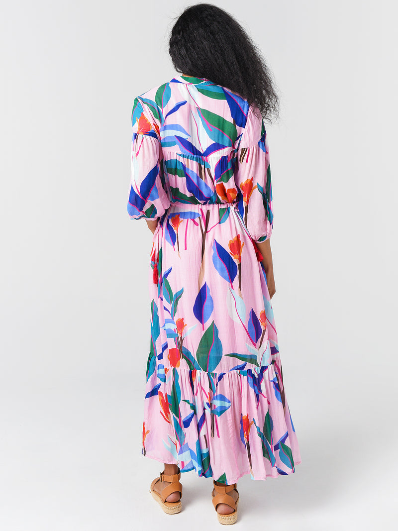 Oliphant Women's Cinched Waist Maxi Dress - Saint Bernard