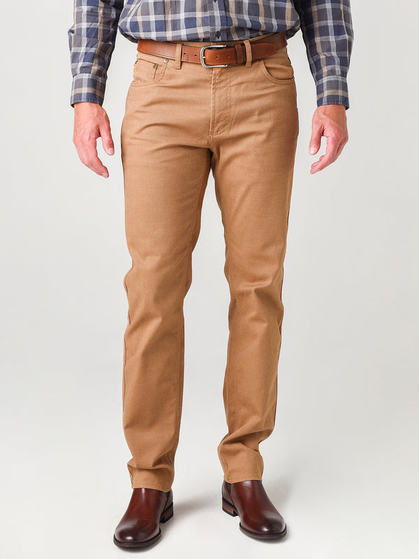 Duck Head Men's 1865 Five-Pocket Field Canvas Pant - Saint Bernard