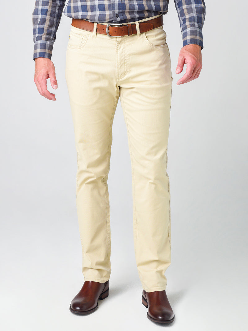 Duck Head Men's 1865 5-Pocket Pinpoint Canvas Pant - Saint Bernard