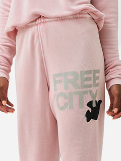 Free City Women's Superfluff Lux Vintagebath OG Sweatpant - Saint Bernard