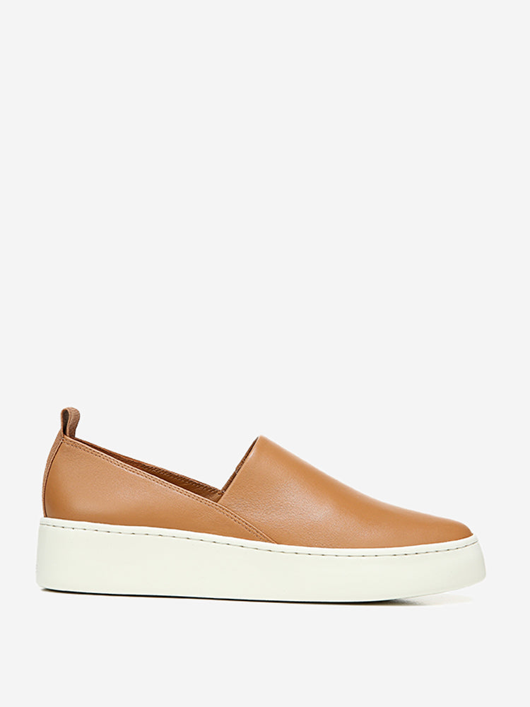 vince leather slip on sneakers
