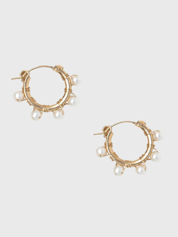 Kozakh Jewelry Natasha Hoop Earring - Saint Bernard