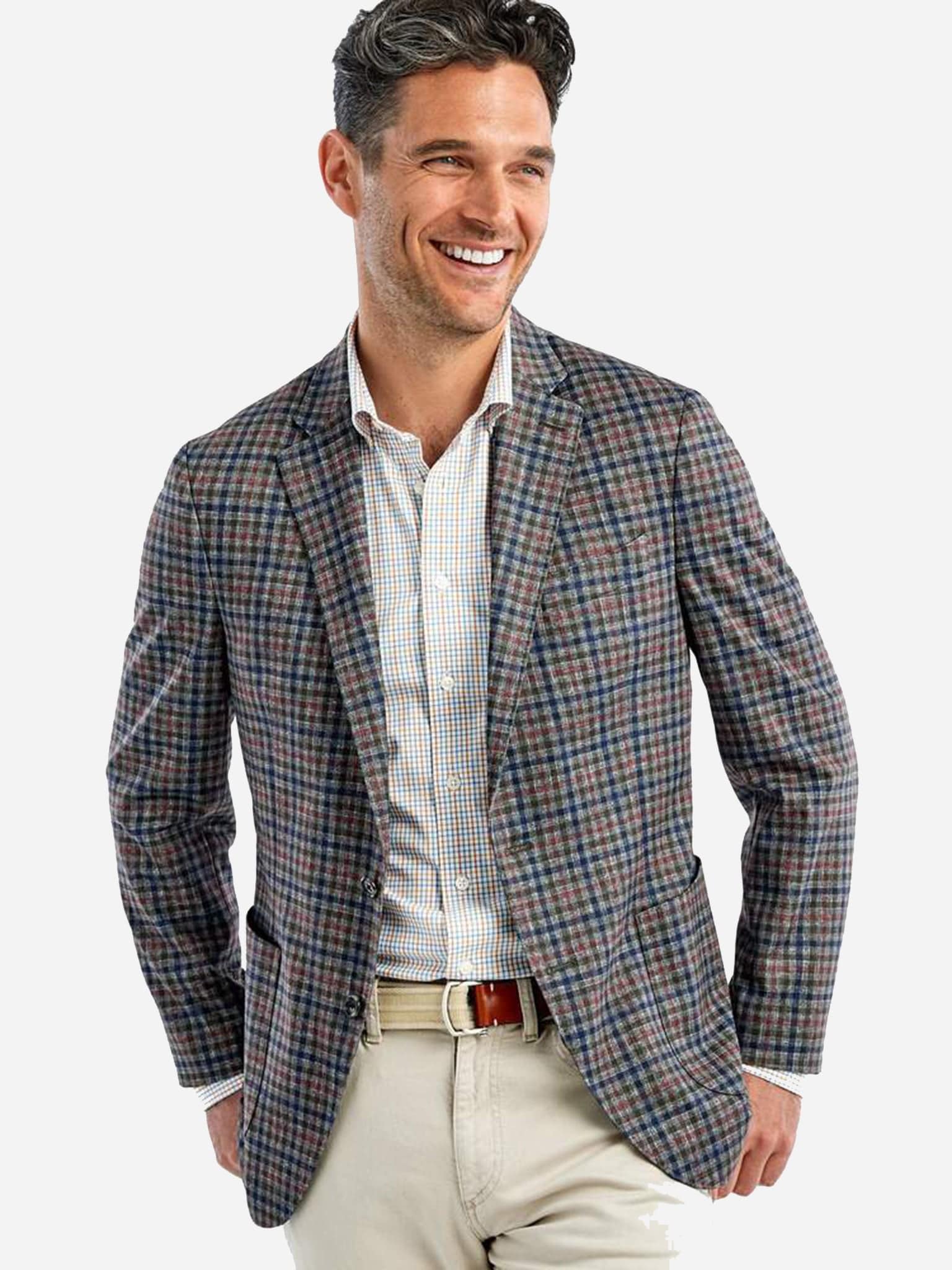 Johnnie-O Men's Liles Knit Sport Coat - Saint Bernard