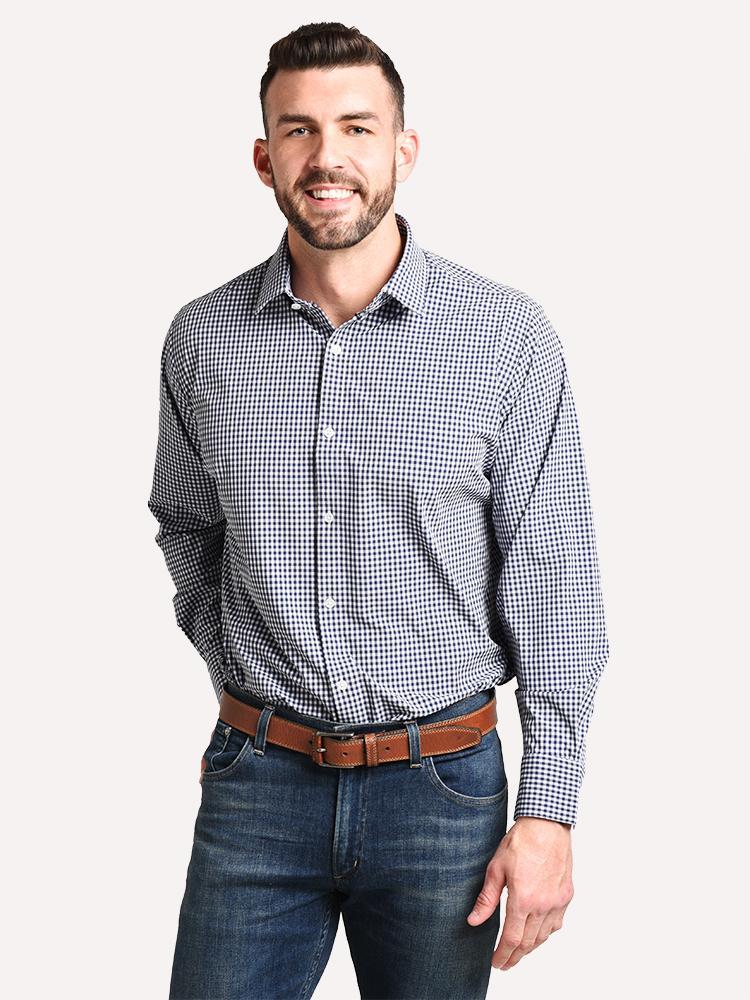 Mizzen+Main Men's Malone Button Down Shirt - Saint Bernard