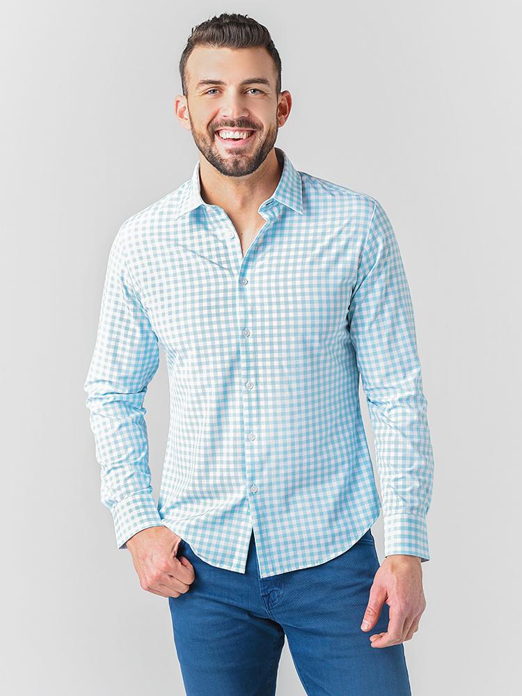 Mizzen+Main Men's Leeward Button-Down Shirt - Saint Bernard