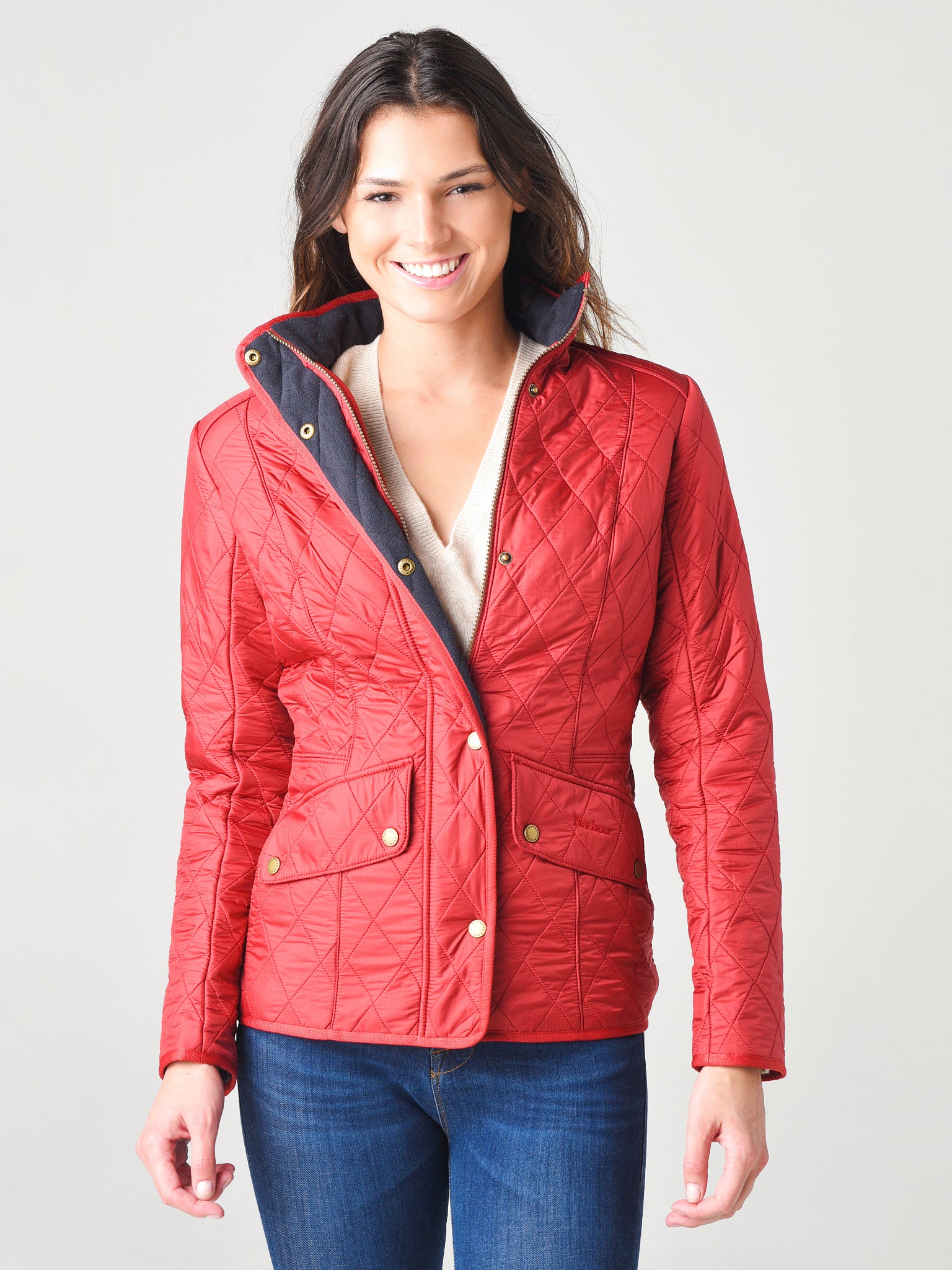 barbour women's cavalry polarquilt jacket