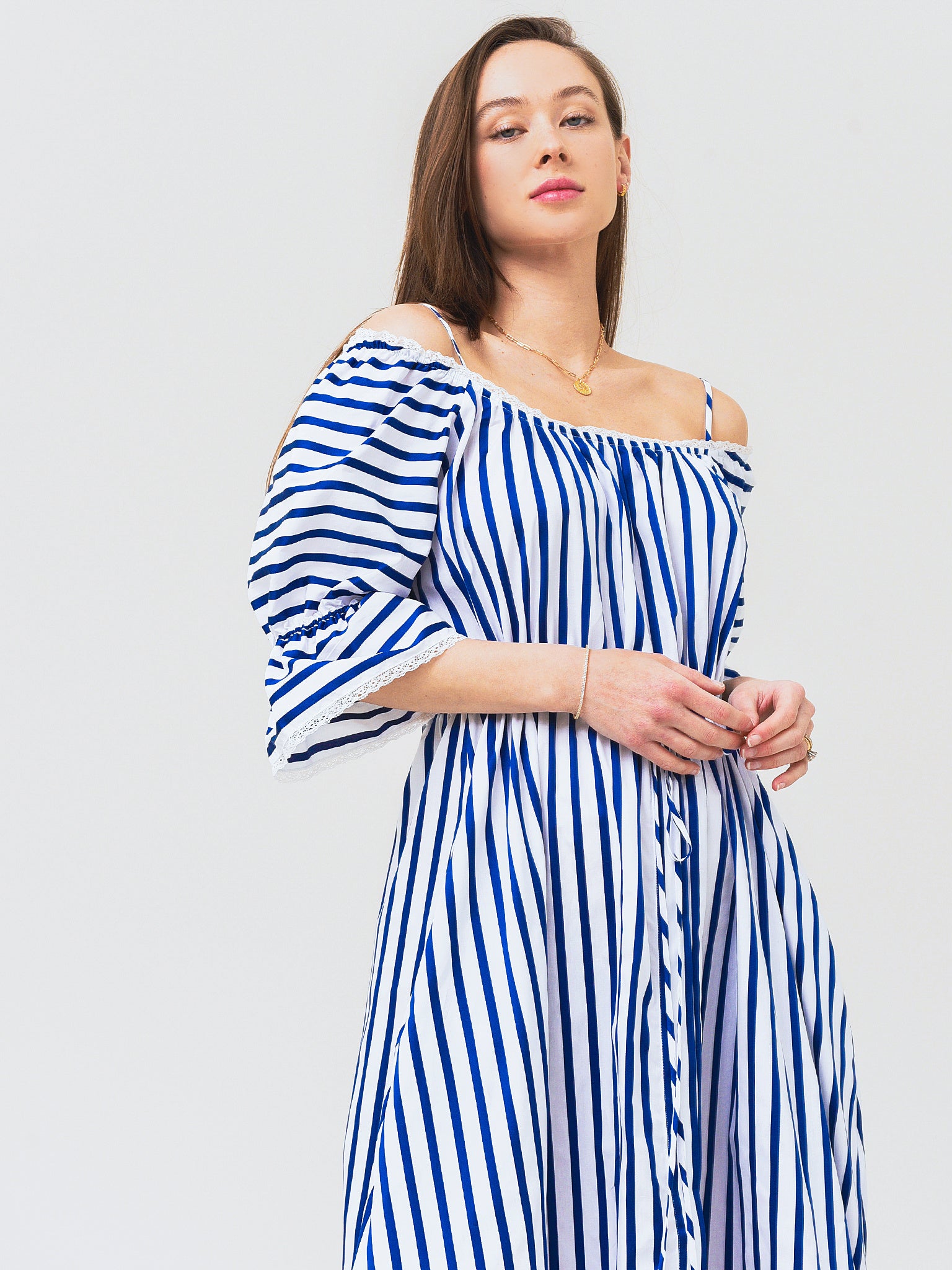 Evi Grintela Women's Melitta Stripe Dress - Saint Bernard