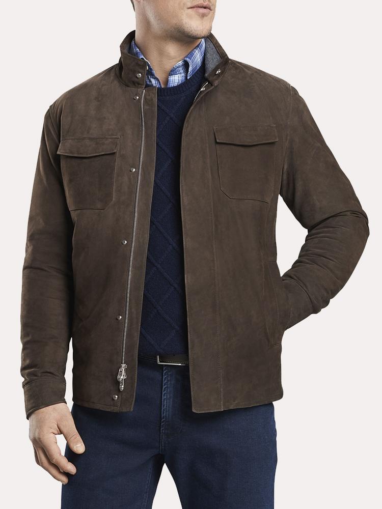 Peter Millar Ranger Nubuck Field Jacket - Saint Bernard