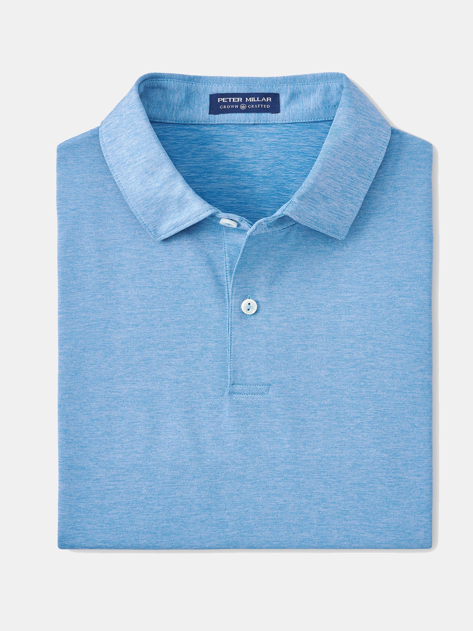 Peter Millar Crown Crafted Men's Solid Performance Polo - Saint Bernard