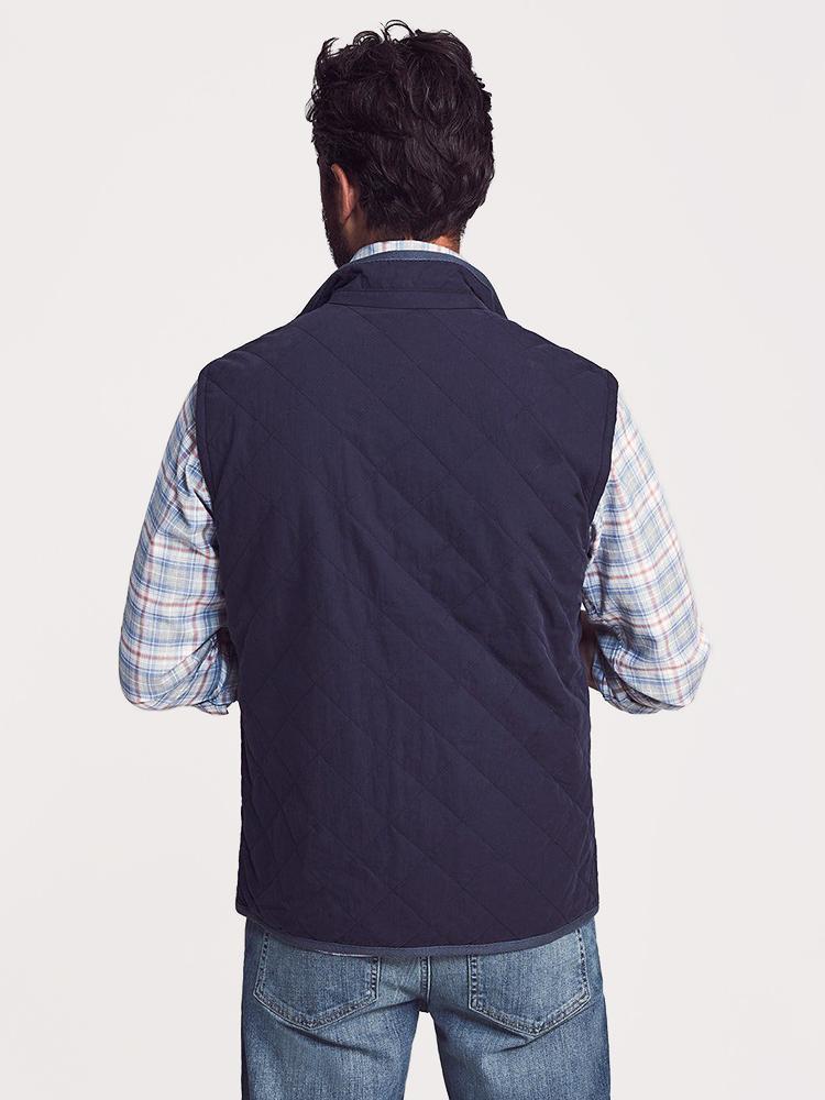 Faherty Brand Men's The Reversible Vest - Saint Bernard