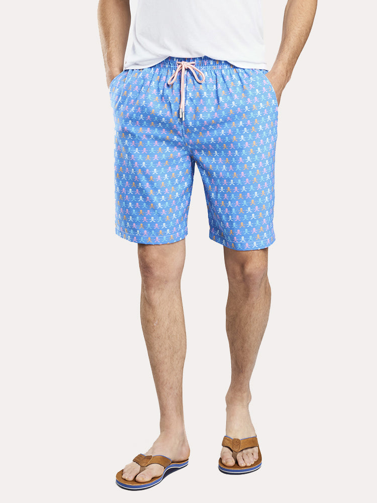 Peter Millar Skull & Rods Swim Trunk - Saint Bernard