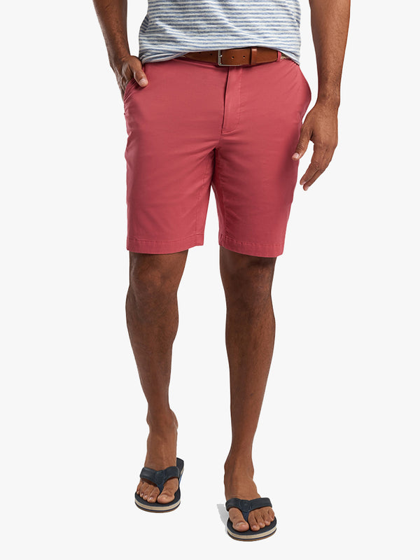 Peter Millar Seaside Men’s Cotton Poplin Short - Saint Bernard