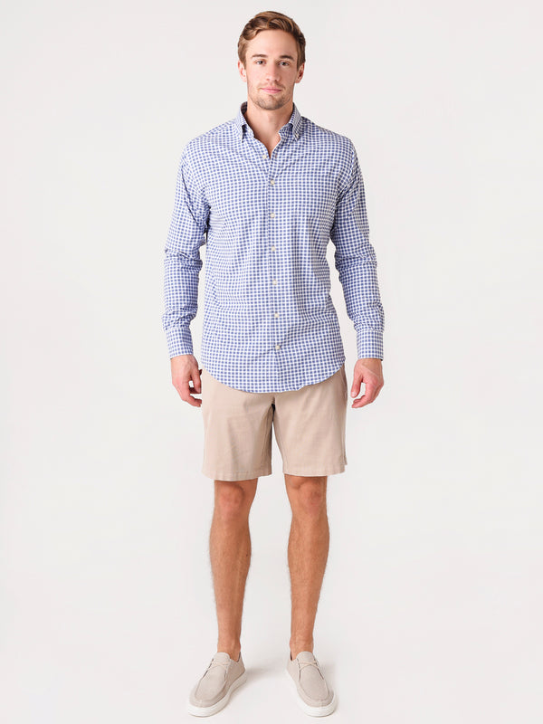 Peter Millar Summer Comfort Men's Spencer Poplin Sport Shirt - Saint ...