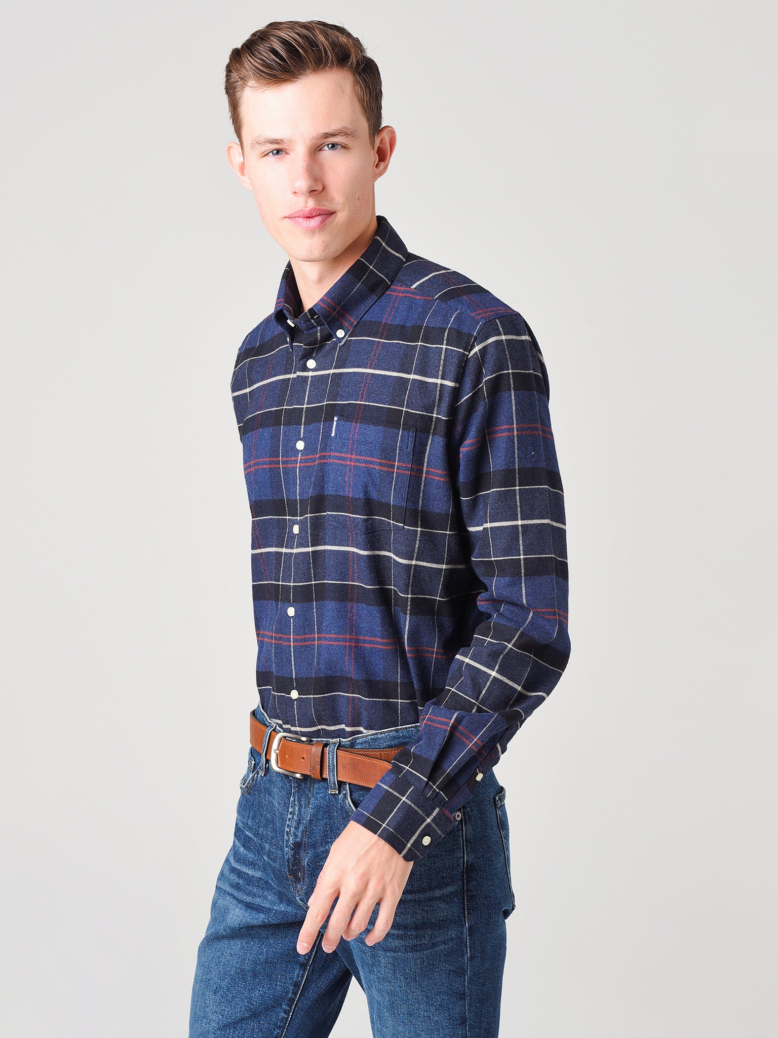 Barbour Men's Lustleigh Shirt - Saint Bernard