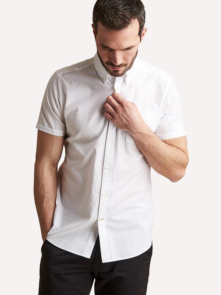 tailored fit short sleeve shirts