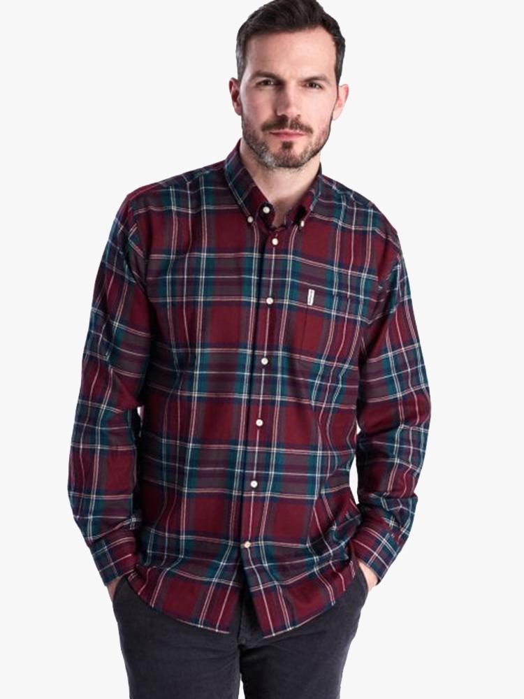 barbour mens flannel shirts