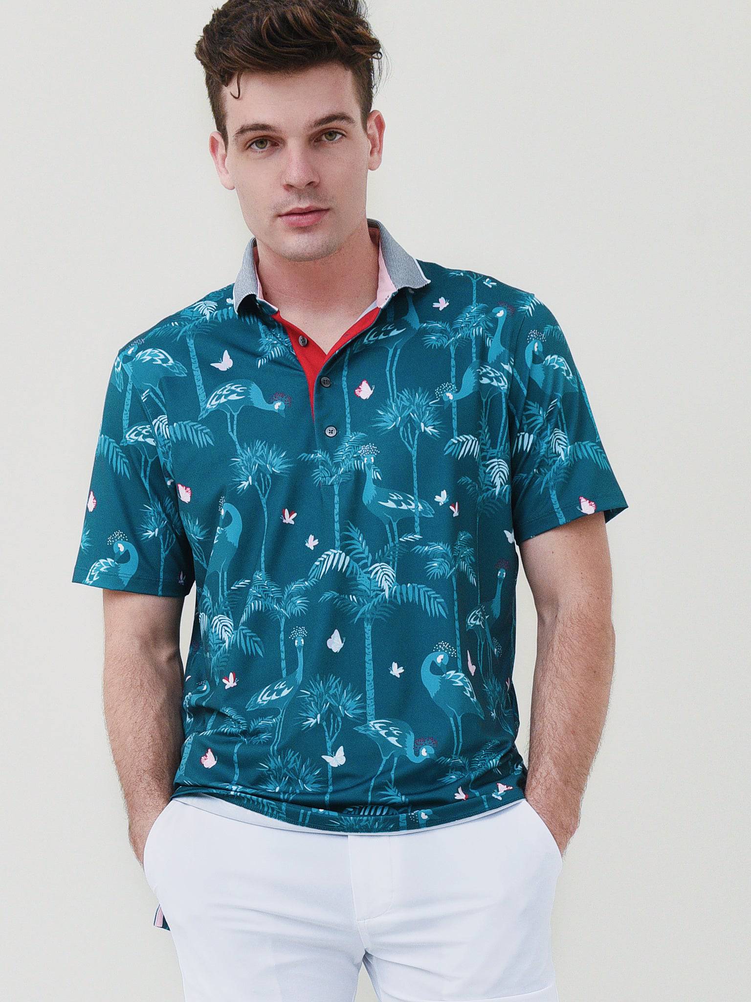 Greyson Men's Heron Dance Polo#N# #N# #N# - Saint Bernard