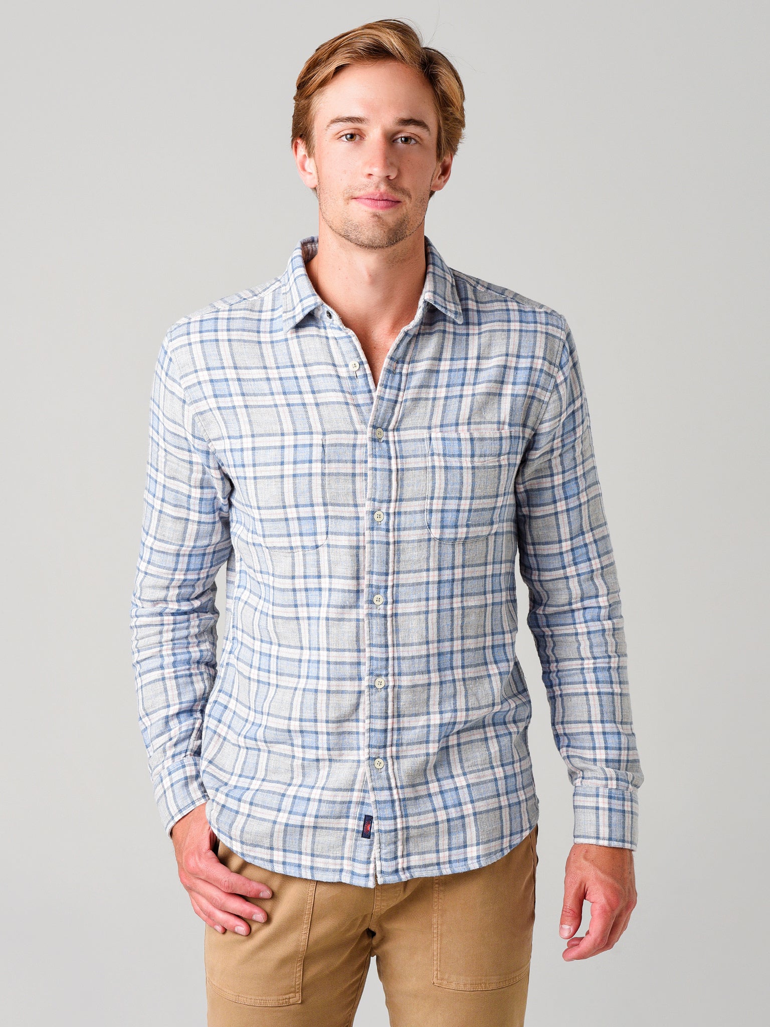 Faherty Brand Men's Reversible Belmar Shirt - Saint Bernard
