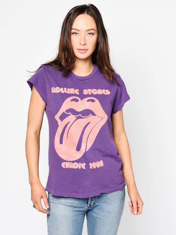 MadeWorn Women’s Rolling Stones 1982 Tee - Saint Bernard