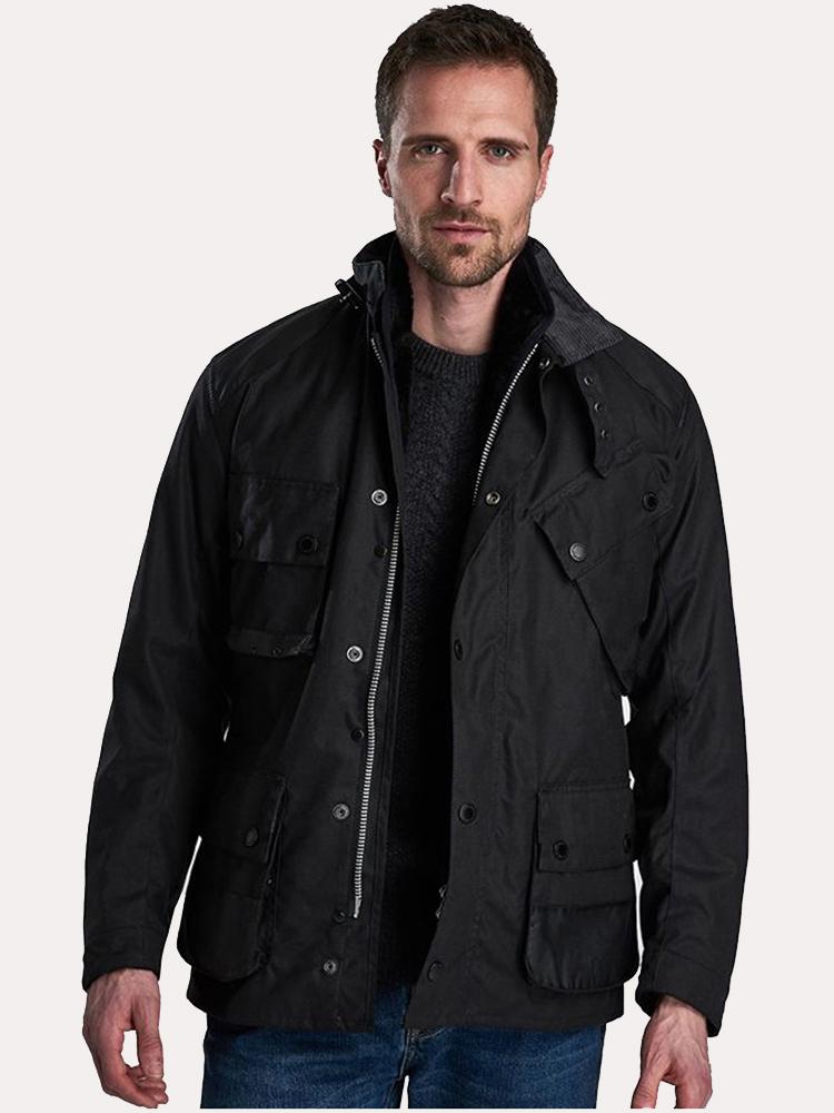 Barbour Icons International Wax Jacket - Saint Bernard