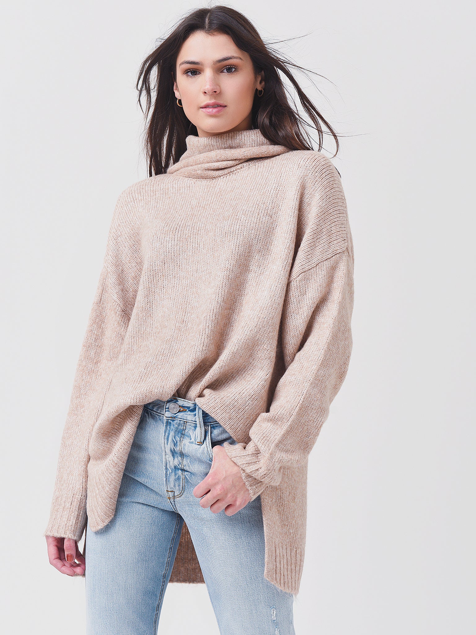 Z Supply Women's Norah Cowl Neck Sweater - Saint Bernard