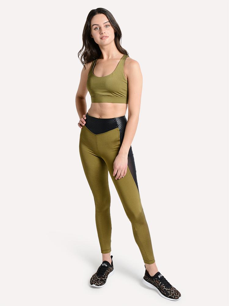 Koral Activewear Taint Shantung High Rise Legging - Saint Bernard