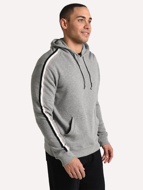 ATM Men's French Terry Racing Stripe Hoodie - Saint Bernard