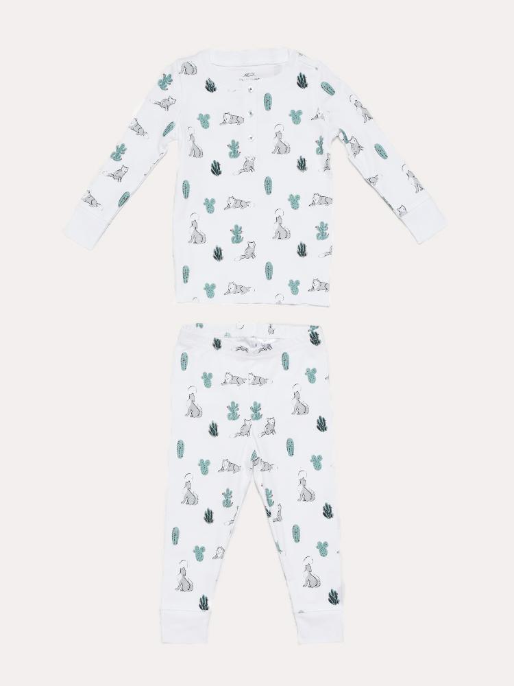 Roller Rabbit Kids' Awoo Pajama Set - Saint Bernard