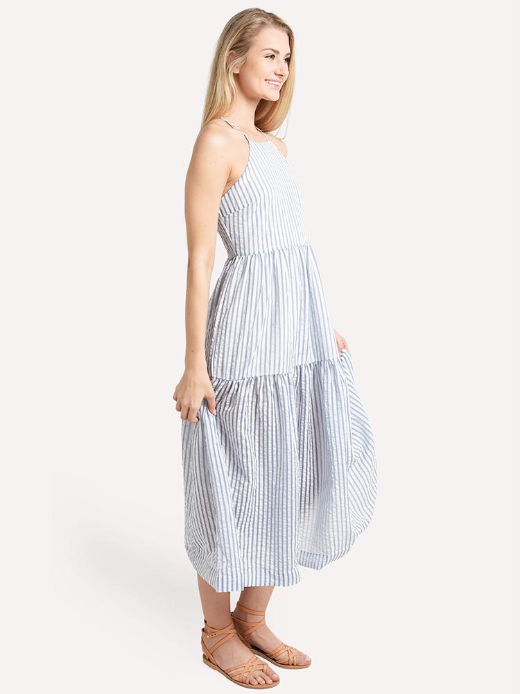 endless rose striped maxi dress