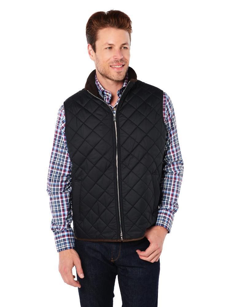 Peter Millar Men's Hudson Lightweight Quilted Vest - Saint Bernard