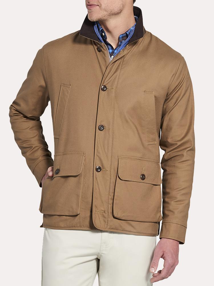 Peter Millar Walden Canvas Barn Coat - Saint Bernard