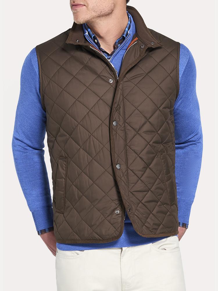 Peter Millar Essex Quilted Vest - Saint Bernard