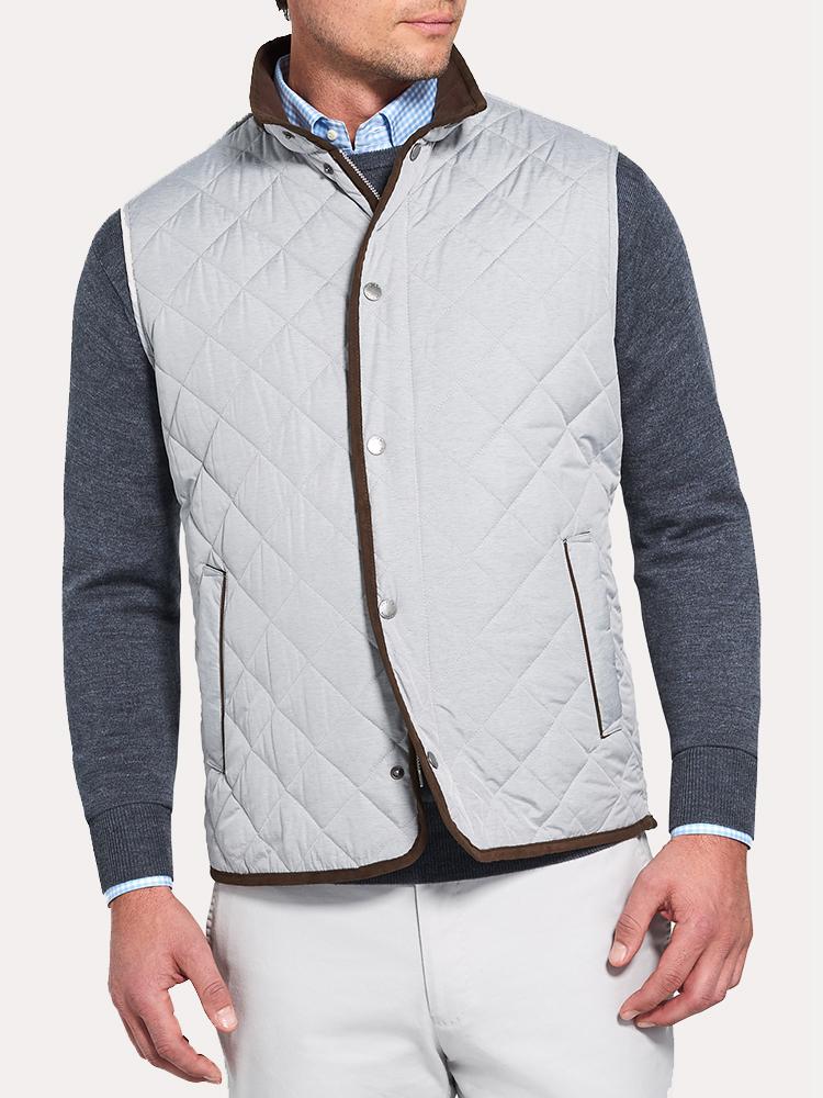 Peter Millar Essex Quilted Vest - Saint Bernard